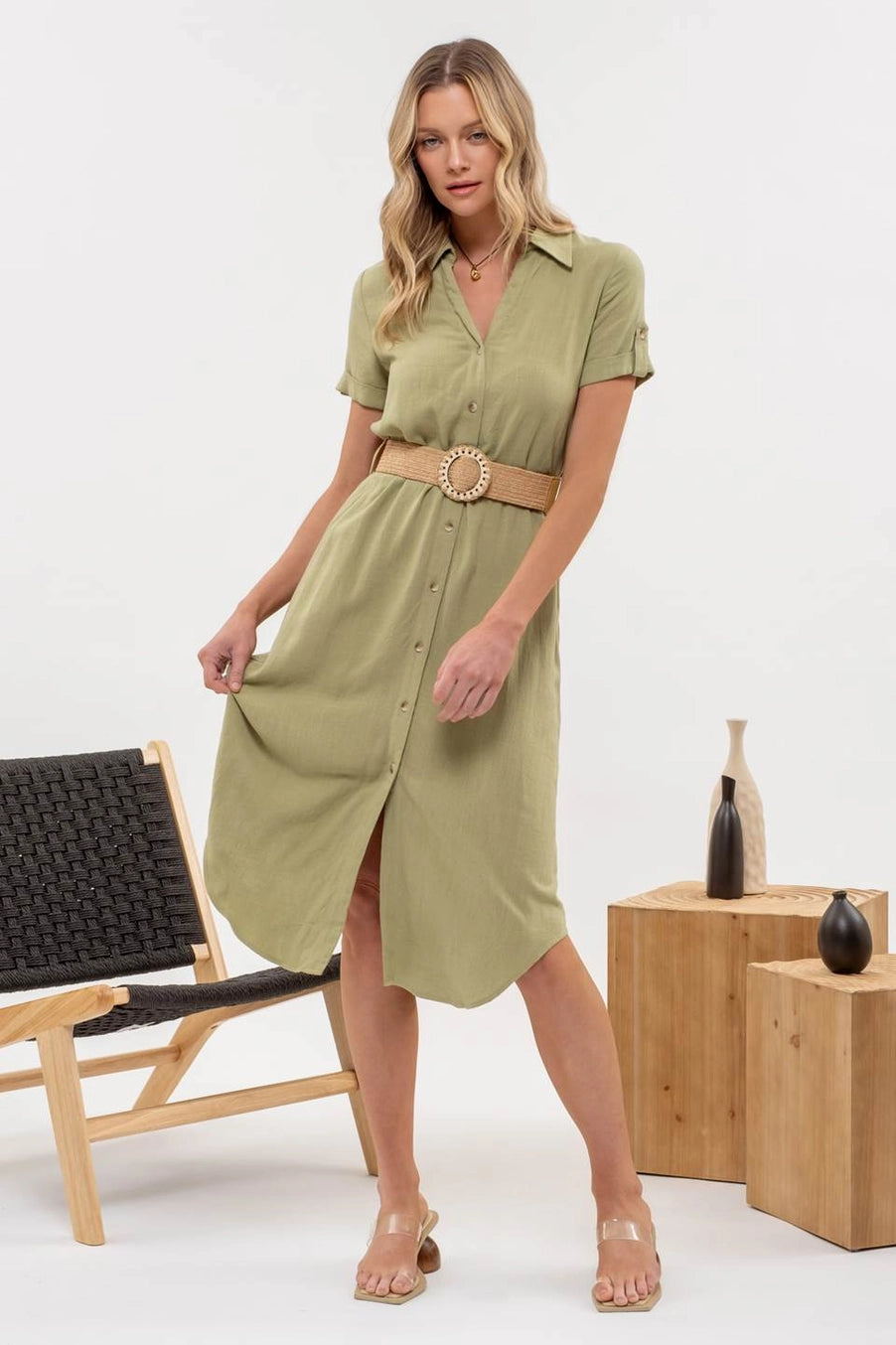 Jessica Shirt Dress - KC Outfitter