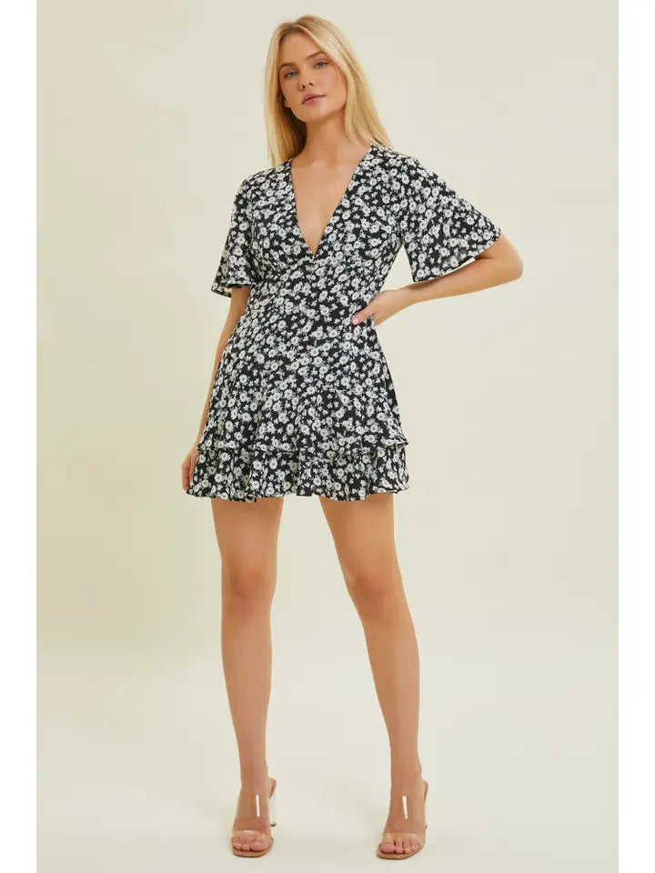 Delilah Print Romper - KC Outfitter