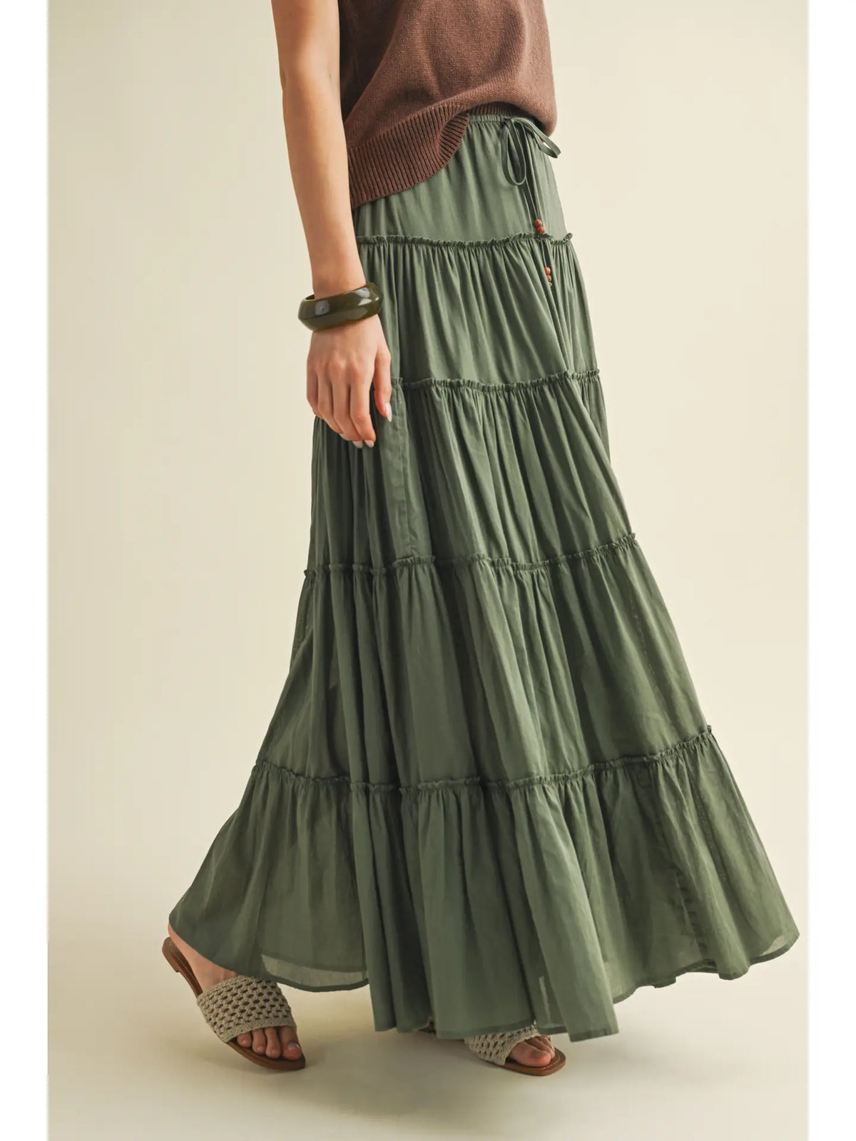 Drawstring Detail skirt