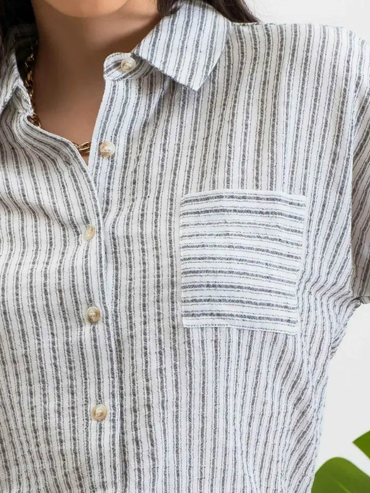 Ellis Striped Shirt - KC Outfitter