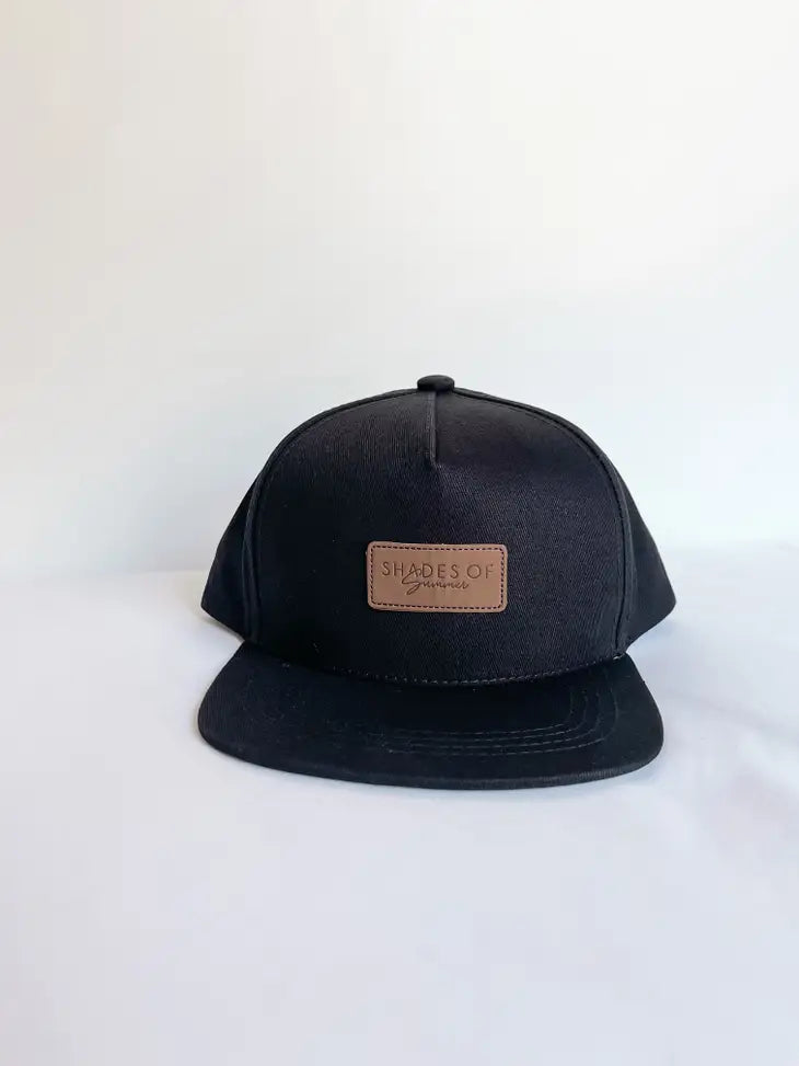 Shades of Summer-Black Snapback - KC Outfitter