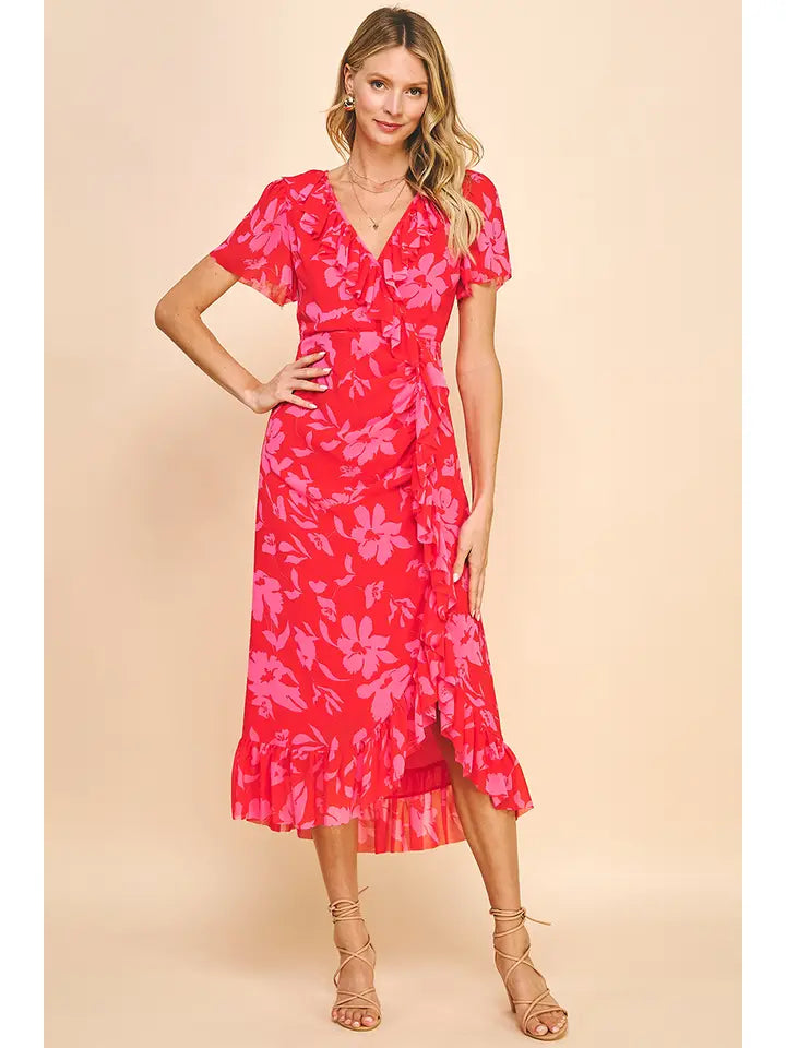 Ashley Floral Dress - KC Outfitter