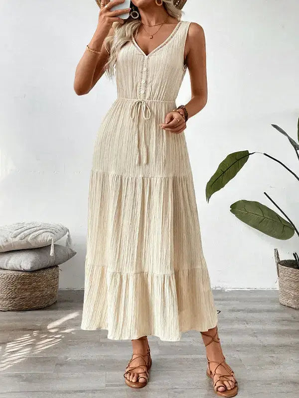 Textured Boho Dress