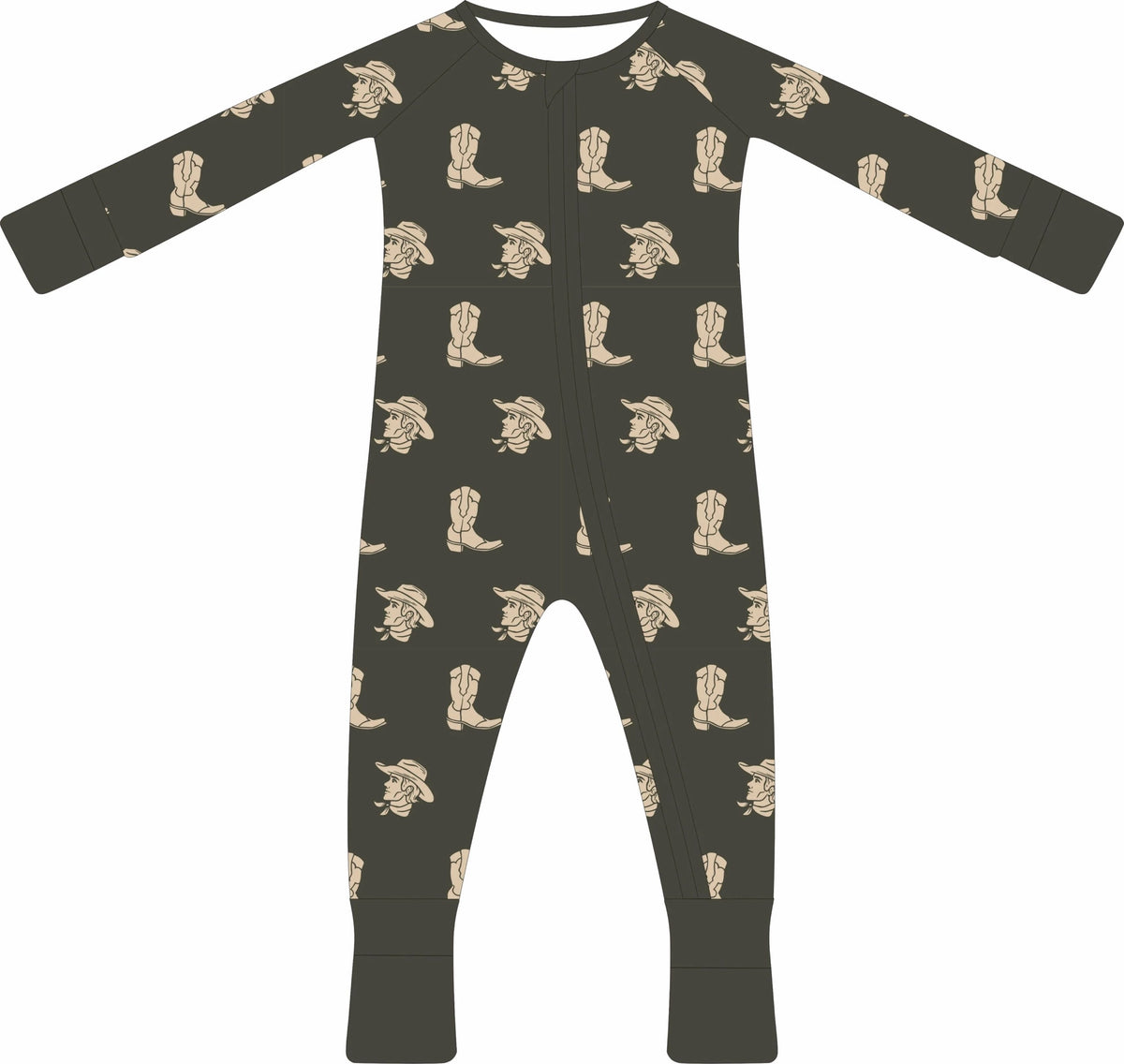 Camo Cowboy Onesie