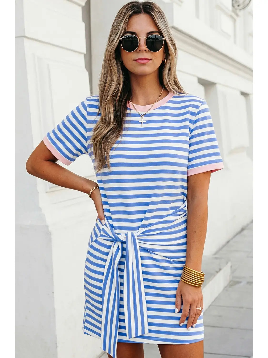 Blaine Striped Dress - KC Outfitter
