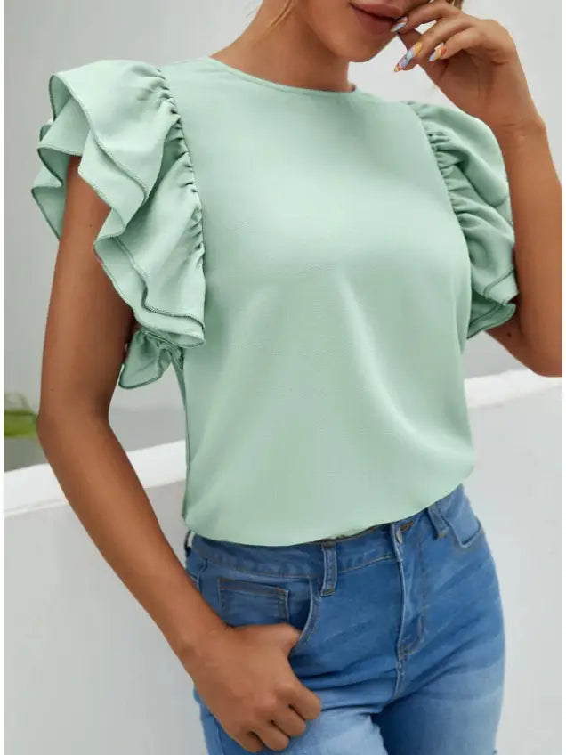 Butterfly Sleeve Top - KC Outfitter