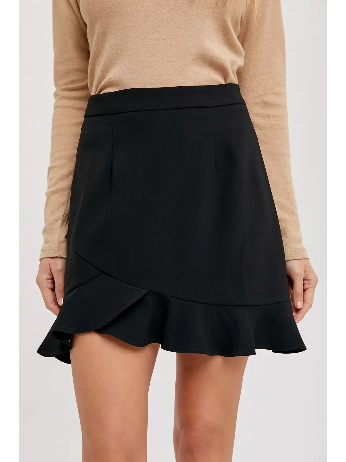 Maggie Ruffle Hem Skirt