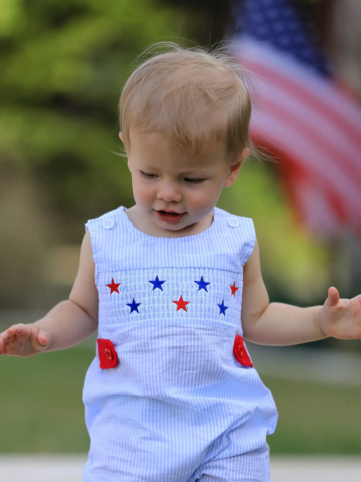 4th of July Patriotic Romper - KC Outfitter