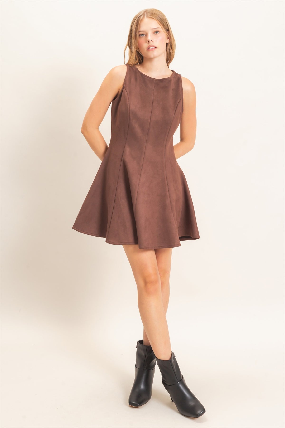 Hailey Suede Dress