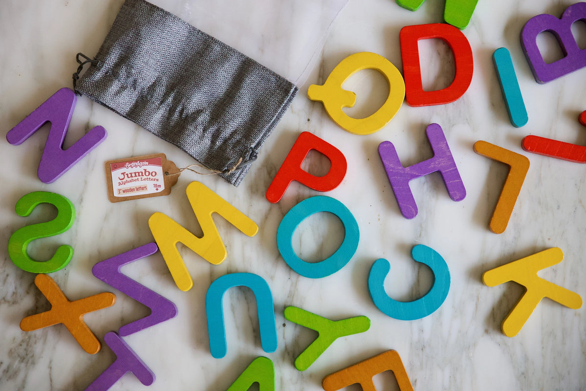 Wooden Alphabet Letters - KC Outfitter