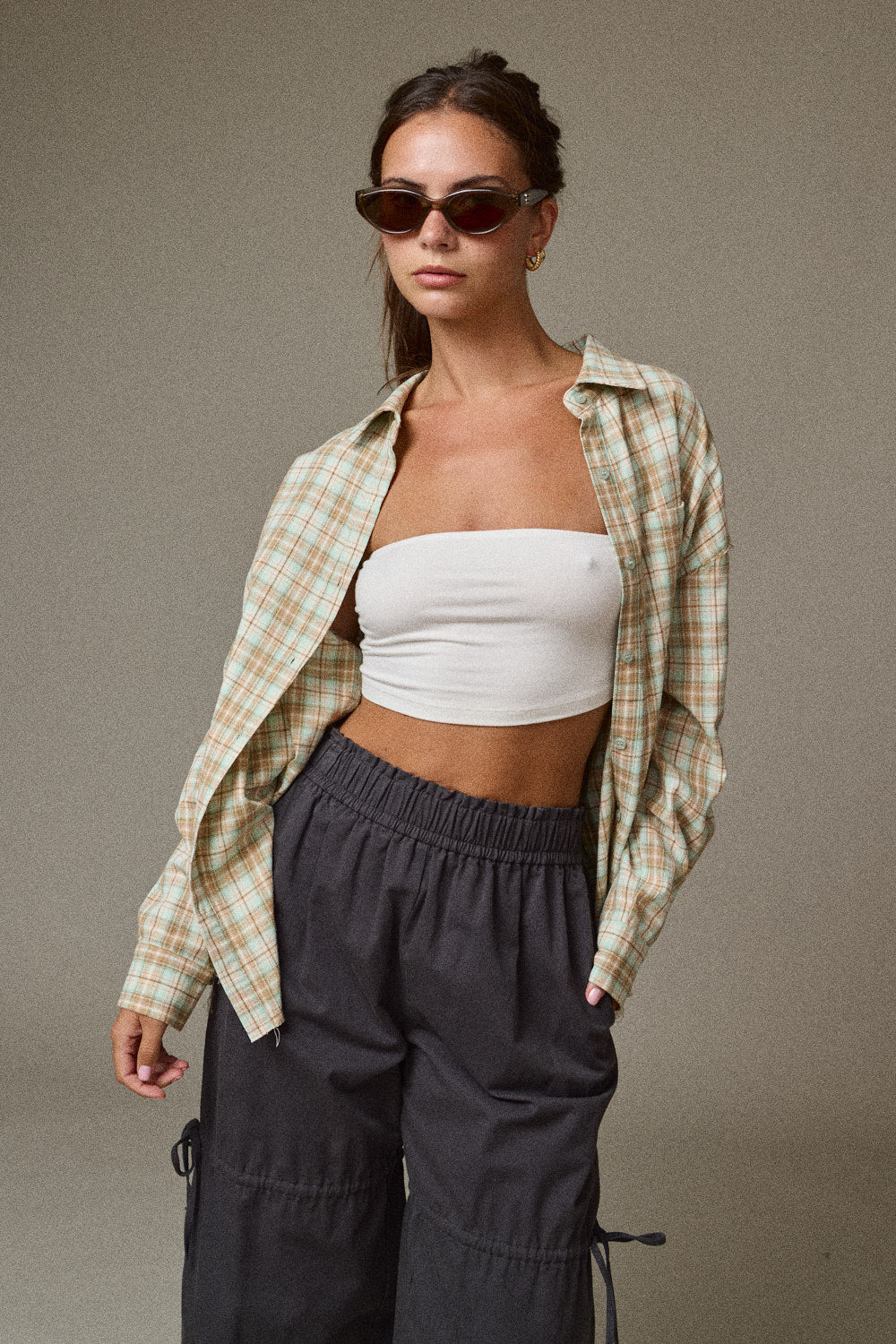 Mason Plaid Top