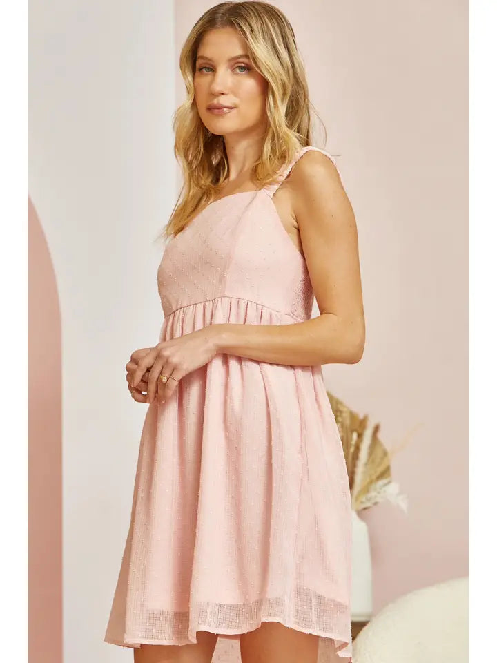 Evie Textured Mini Dress - KC Outfitter