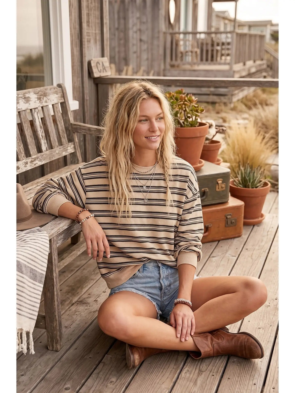 Mason Striped Sweatshirt
