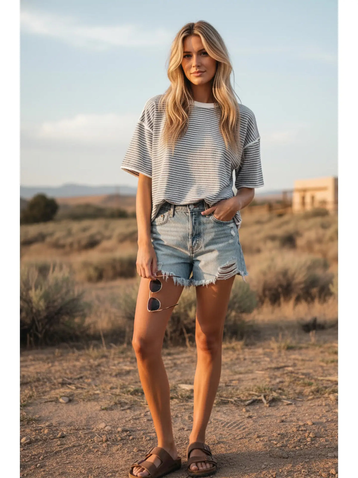 Gracie Striped Top - KC Outfitter