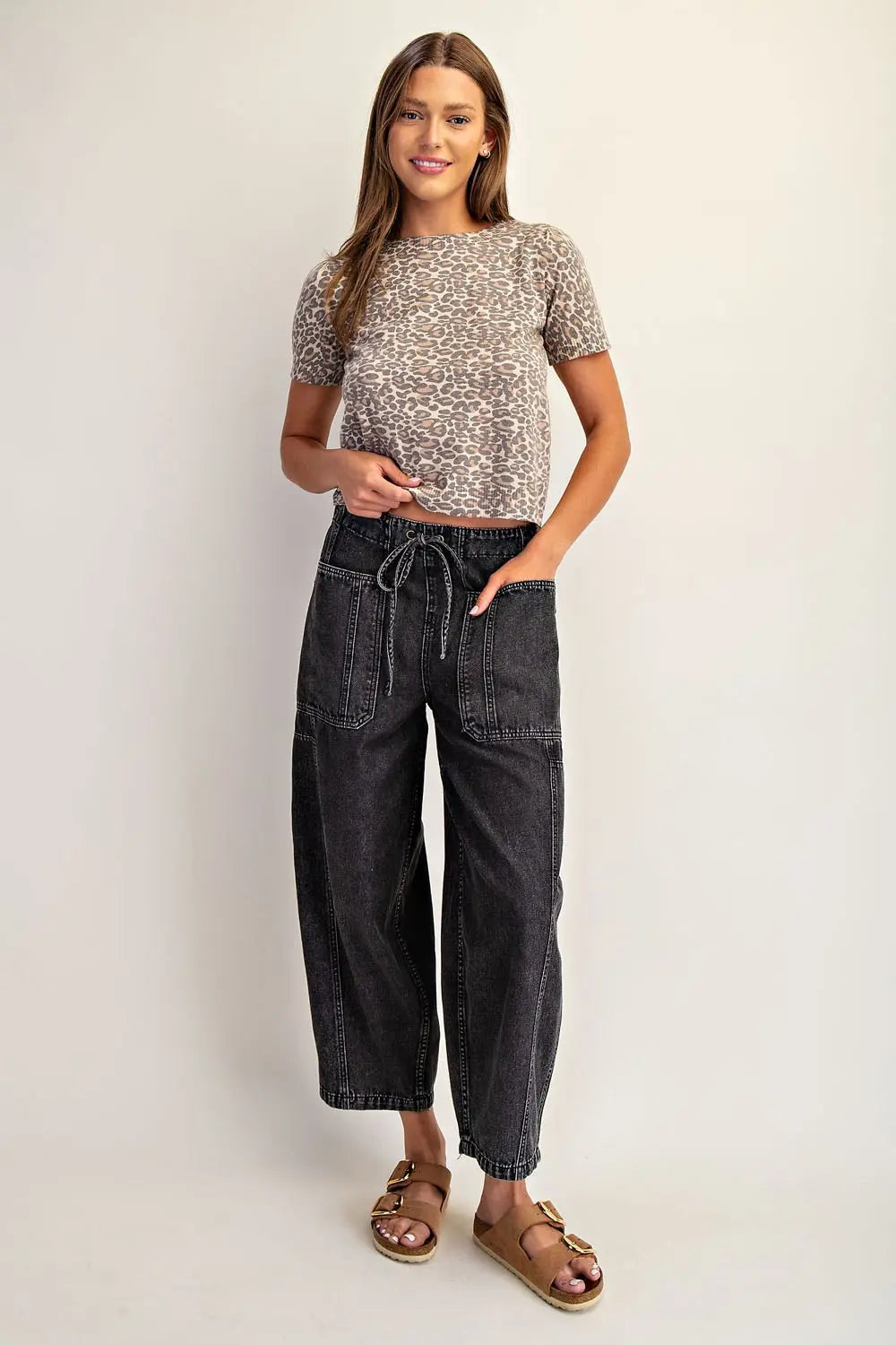 Black Barrell Pants