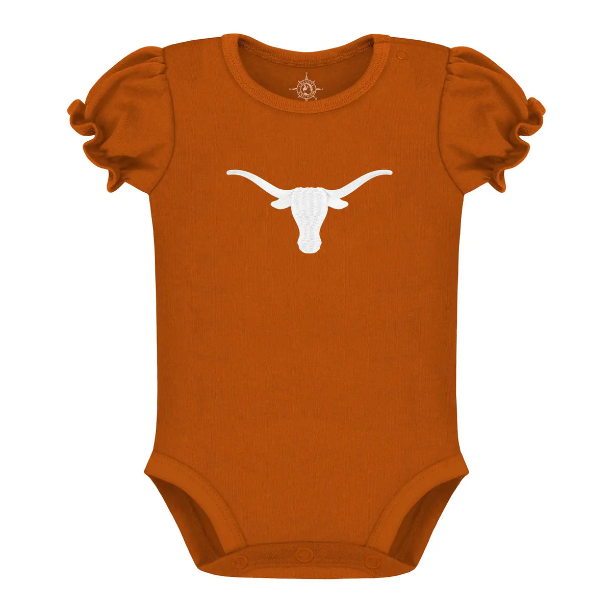 Longhorn Girls Puff Sleeve Bodysuit