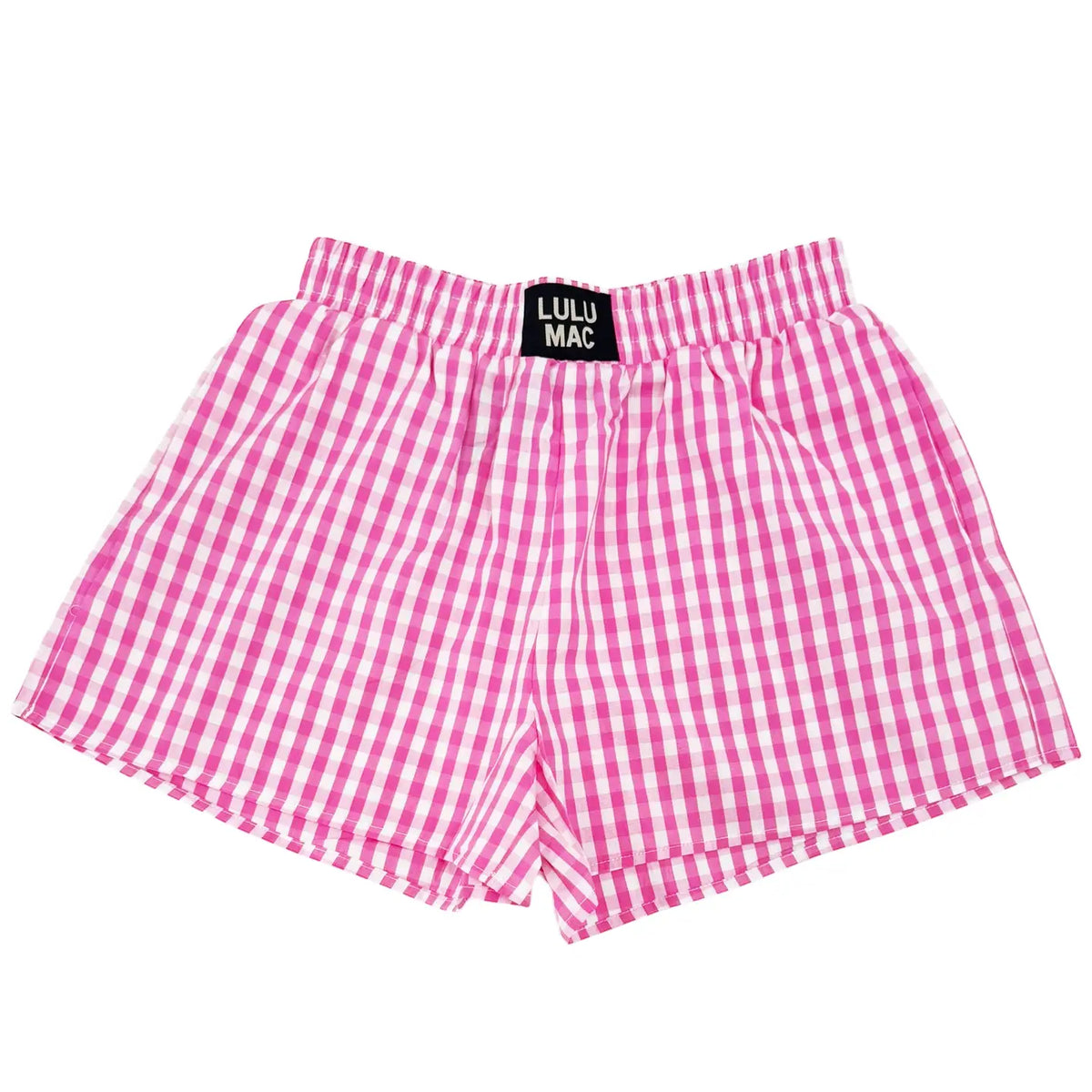 LuLu Mac - Pink Gingham Boxers - KC Outfitter