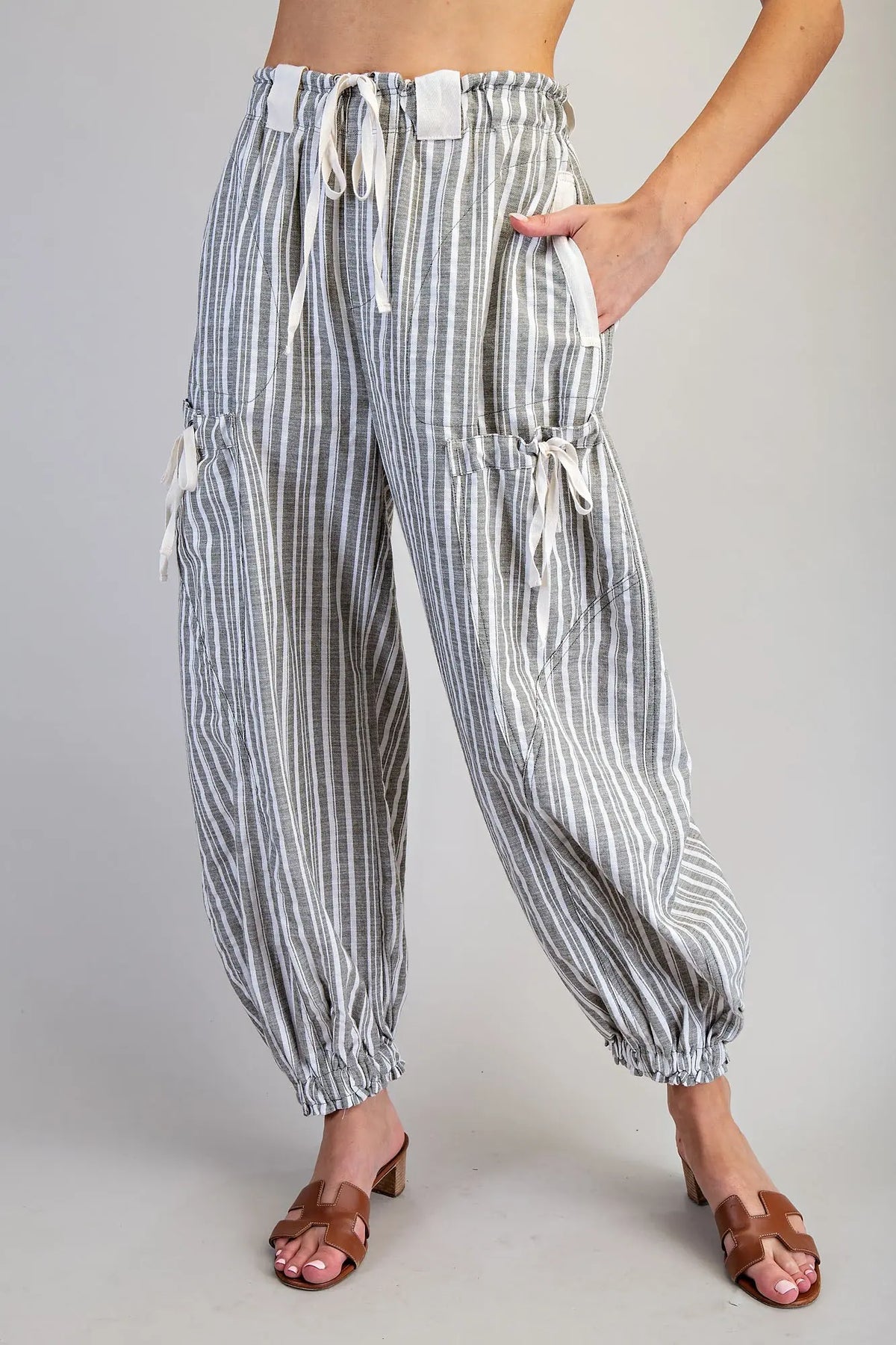 Landry Elastic Ankle Pants - KC Outfitter