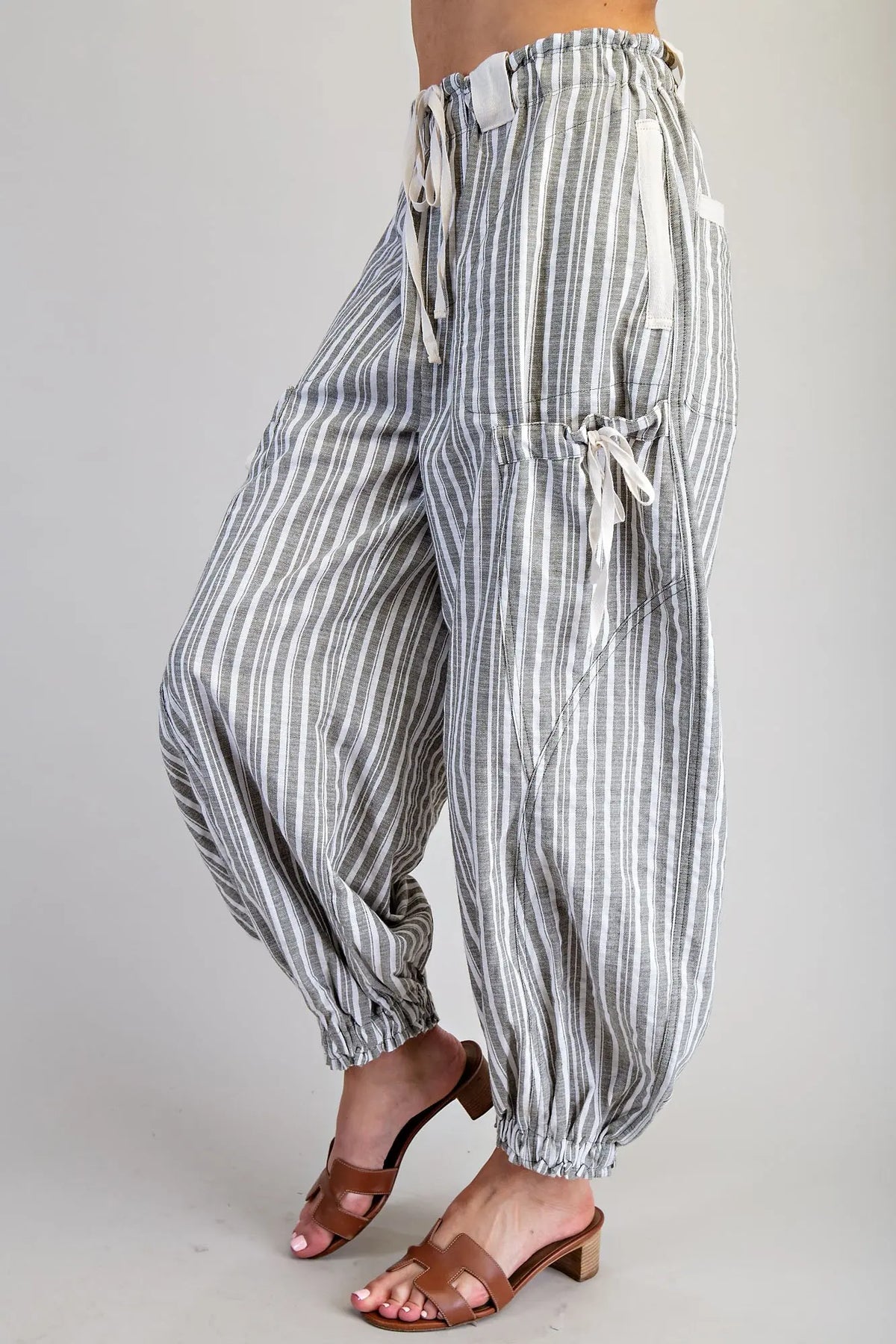 Landry Elastic Ankle Pants - KC Outfitter