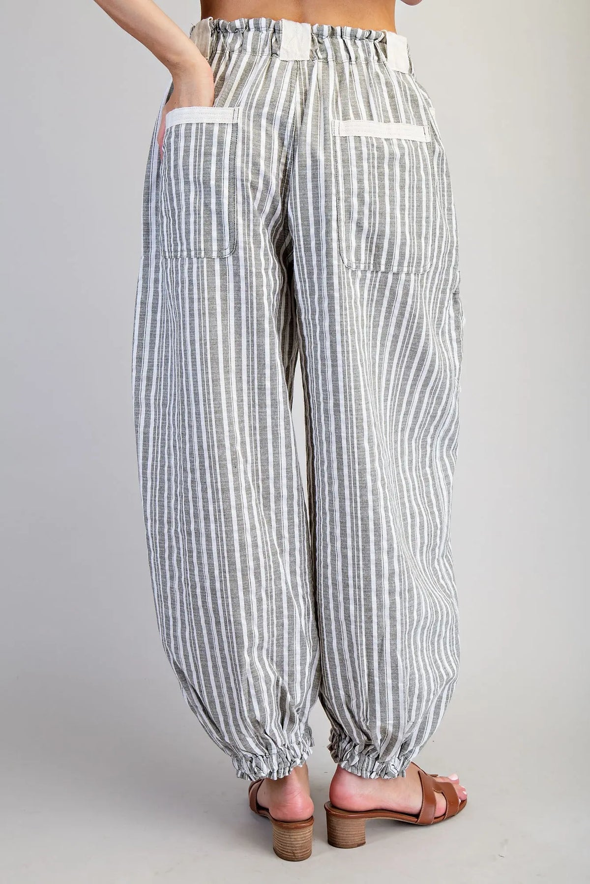 Landry Elastic Ankle Pants - KC Outfitter