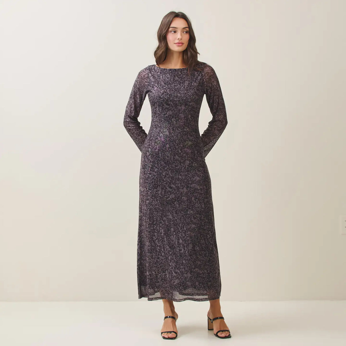 Leopard Print Maxi Dress