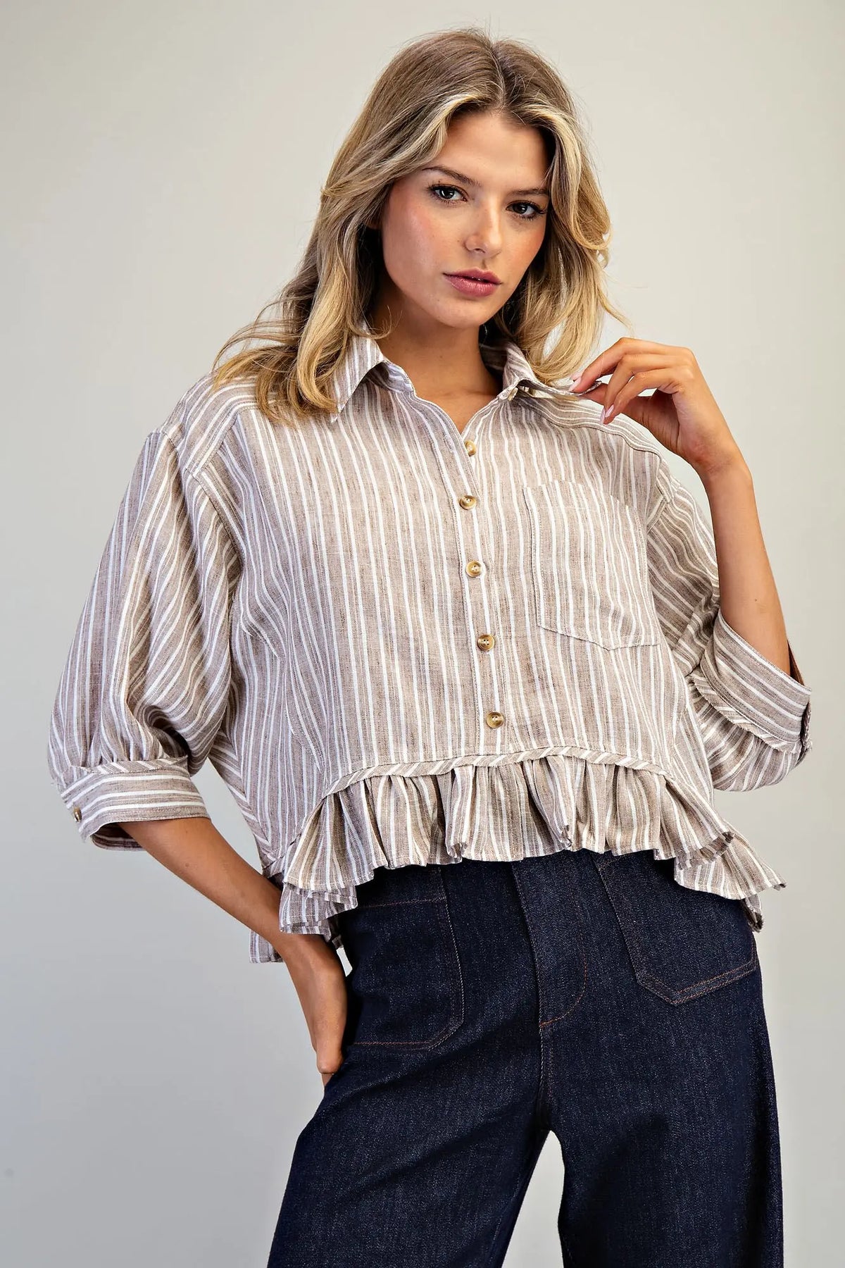 Macy Striped Top - KC Outfitter