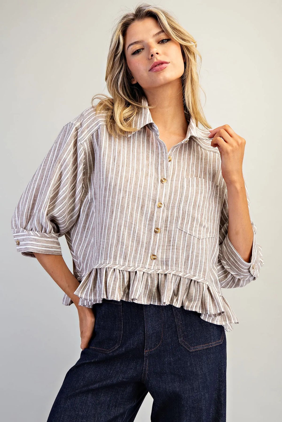 Macy Striped Top - KC Outfitter