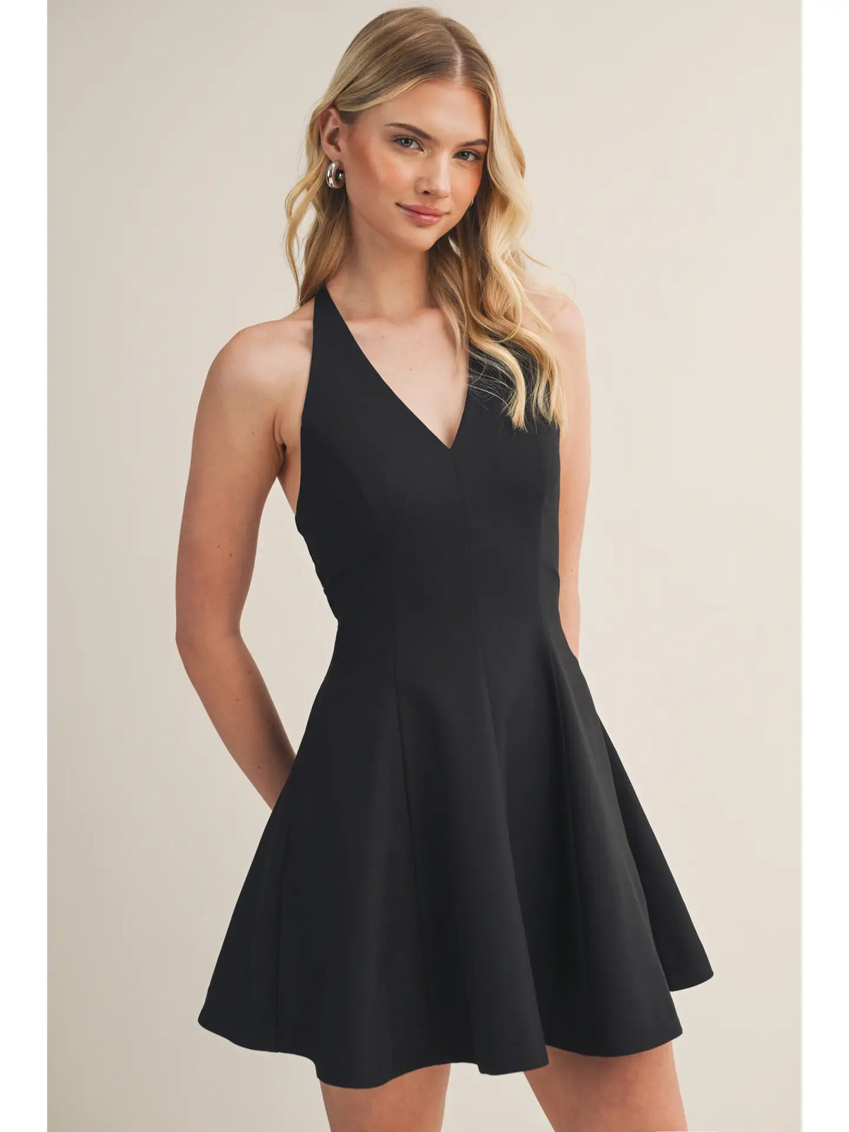 Black Halter Dress