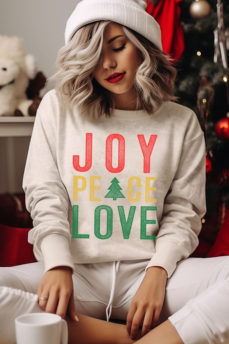 Joy Peace Love Sweatshirt