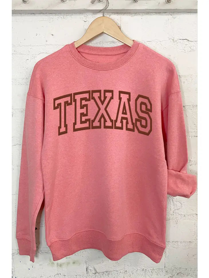Pink Texas Sweatshirt