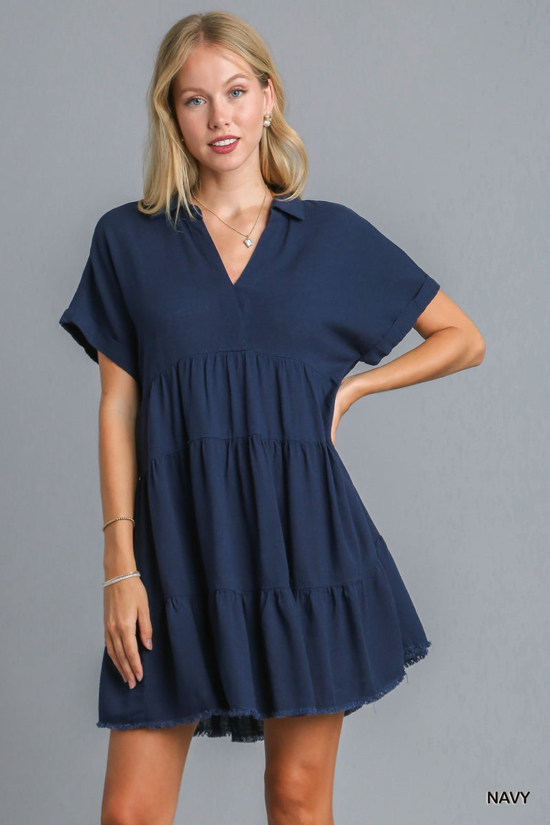 Julia Linen Blend Dress - KC Outfitter