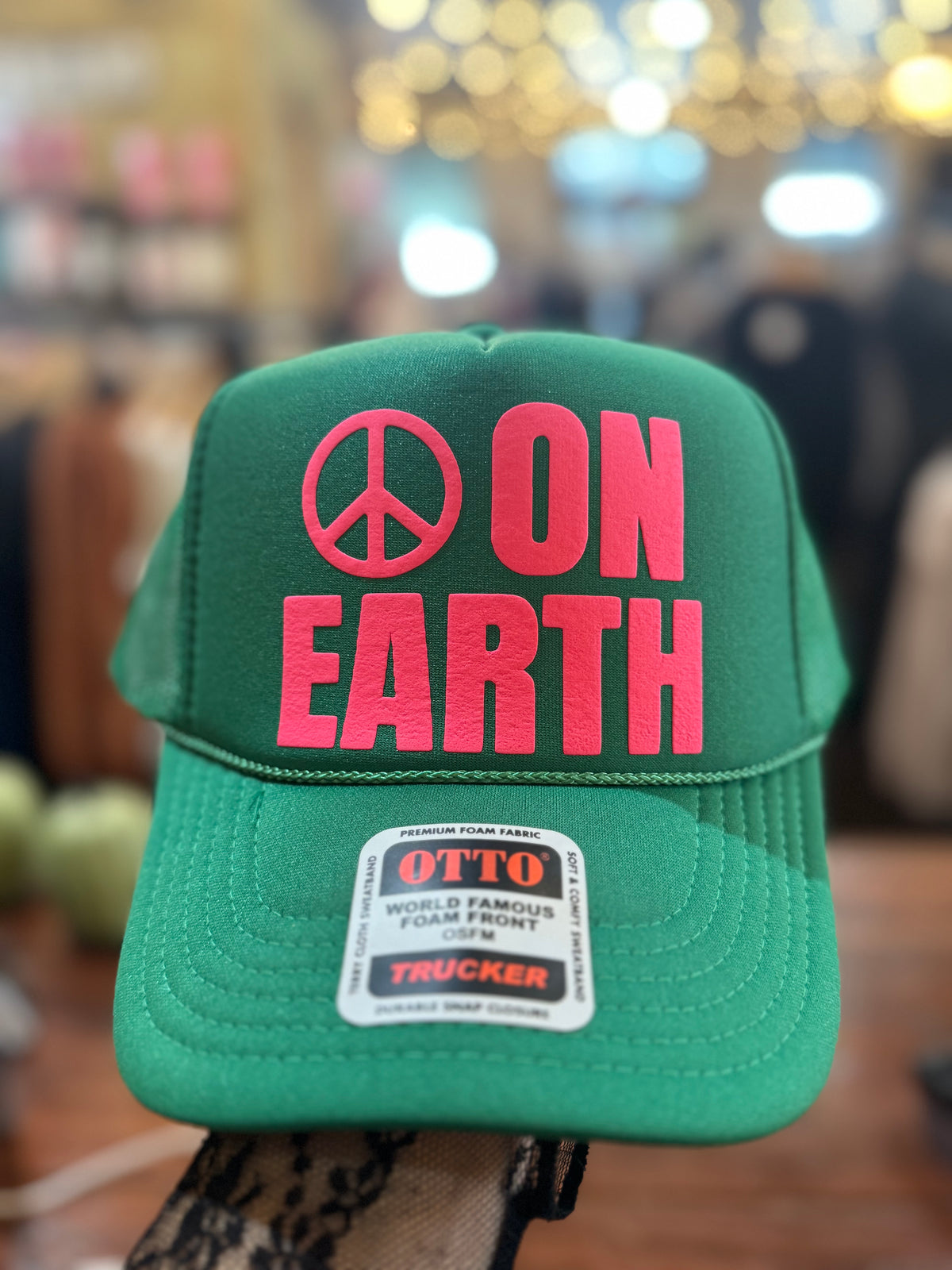 Peace On Earth Trucker Hat