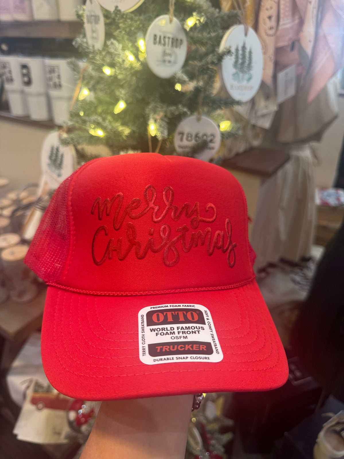 Merry Christmas Trucker Hat