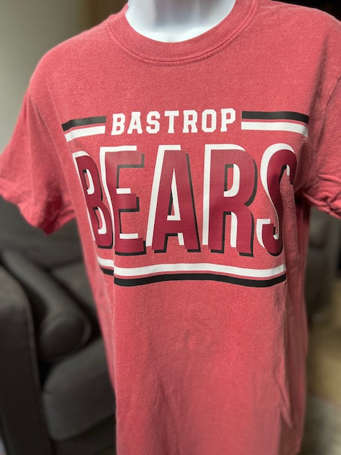 Youth Bastrop Bears Maroon Tshirt