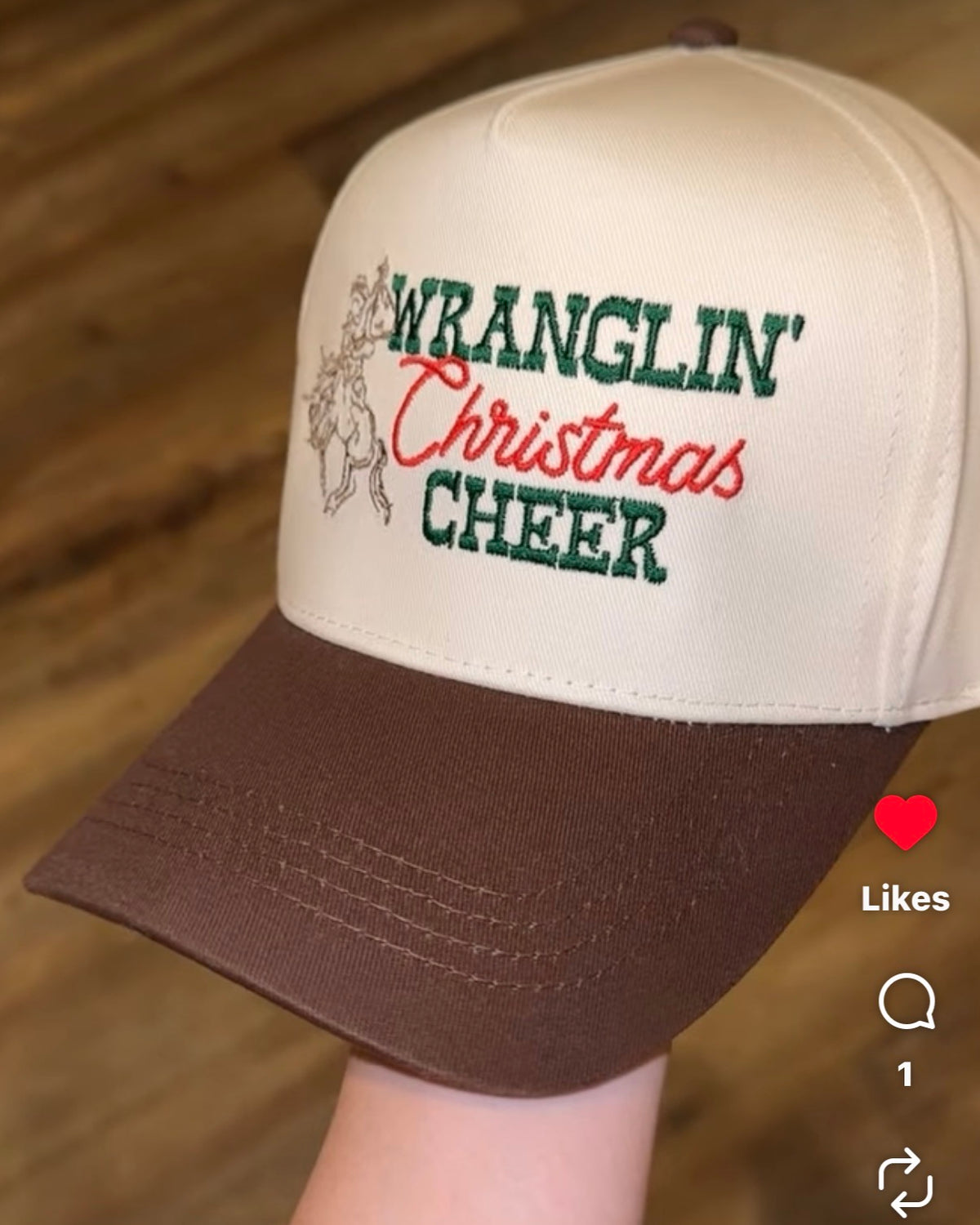 Christmas Embroidered Hats
