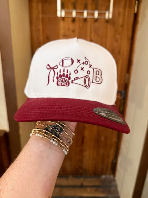 Embroidered Hat - Football Emojis - KC Outfitter