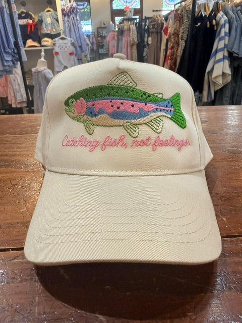 Embroidered Hats - Catch Fish