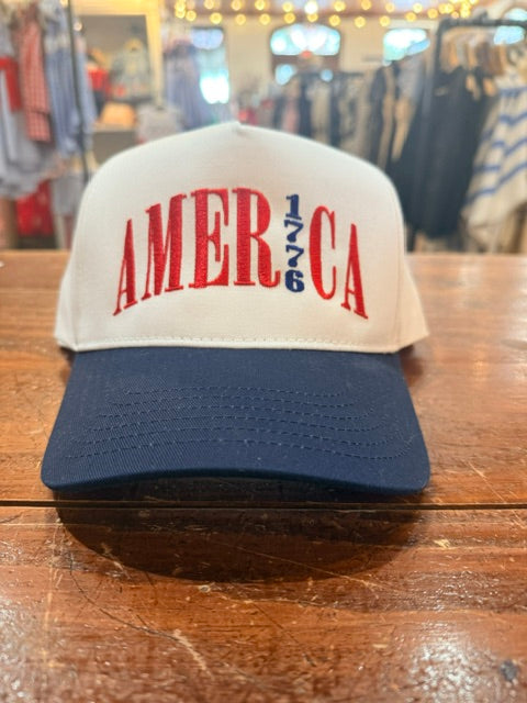 Embroidered Hat - America 1776