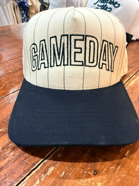 Embroidered Hats - Game Day Black