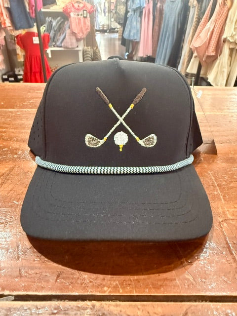 Kids Embroidered Hats-golf club