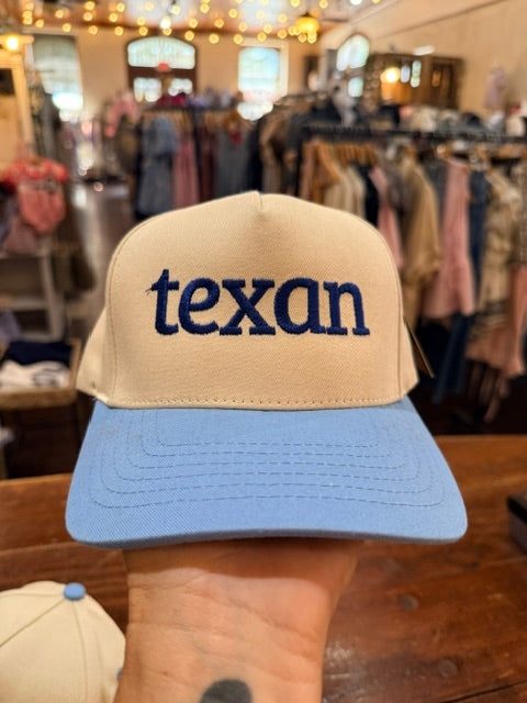 Kids Embroidered Hats-Texan