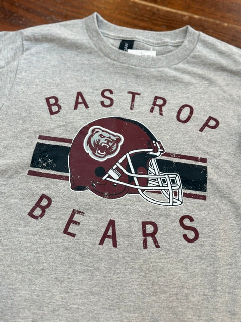 Bastrop Bears Football Youth gray