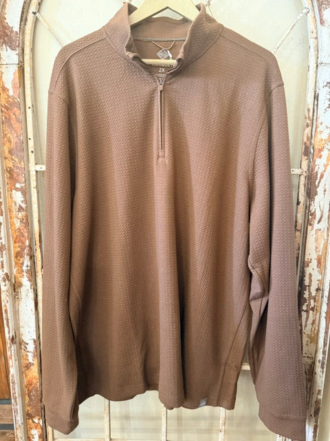 SSCO - Highlands Quarter Zip, Tobacco