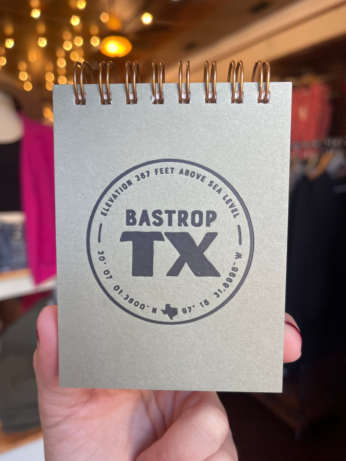 Bastrop TX Mini Jotter Notebook - KC Outfitter