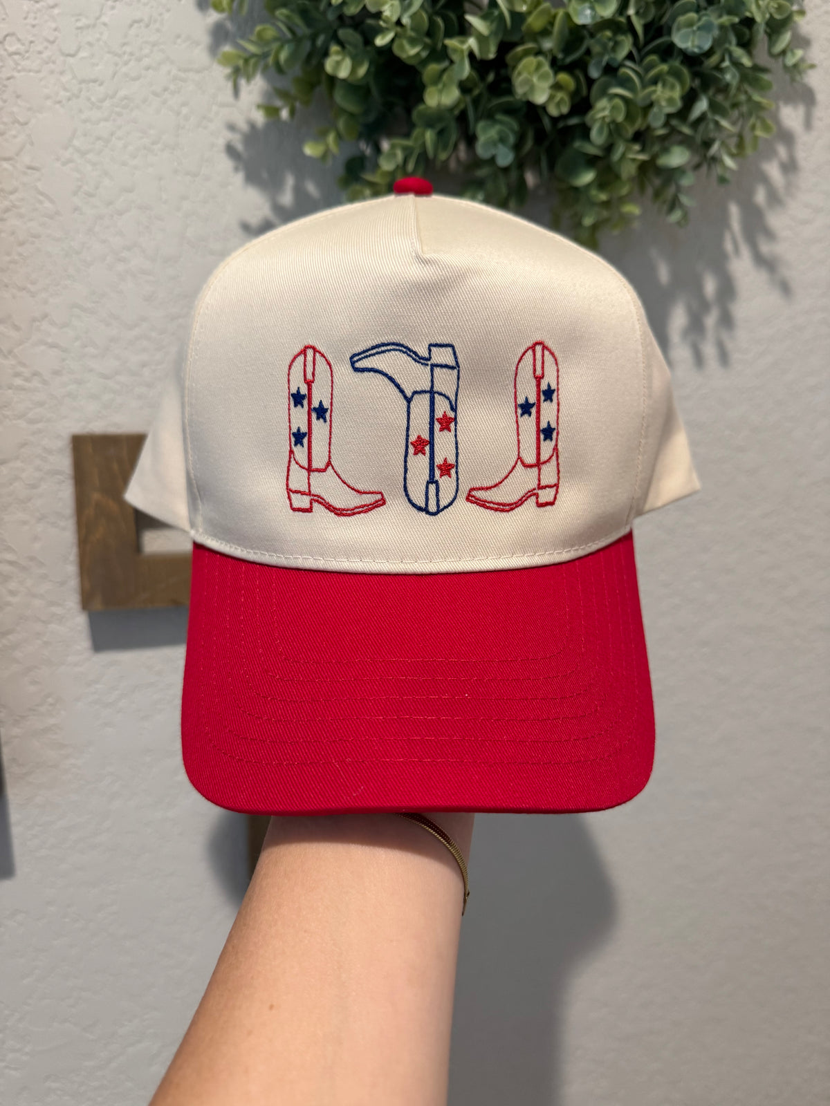 Embroidered Hats - Boots