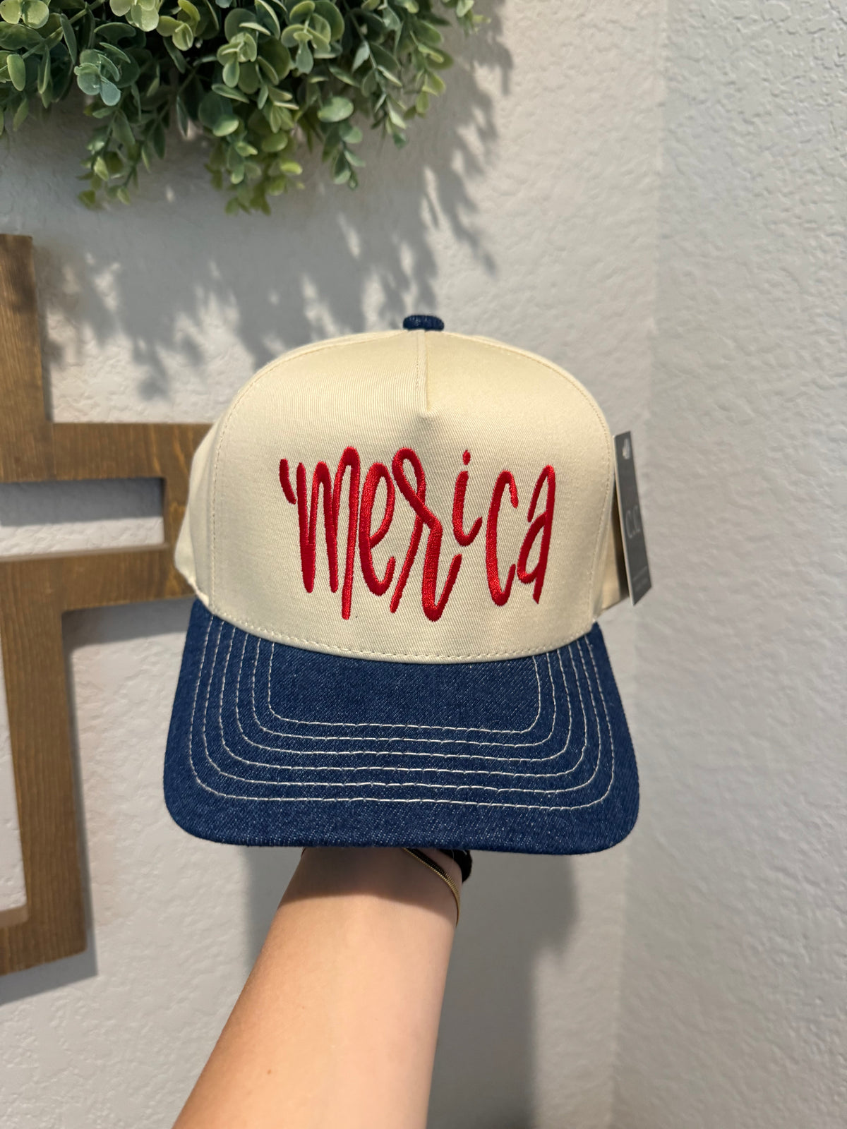 Embroidered Hat -Merica
