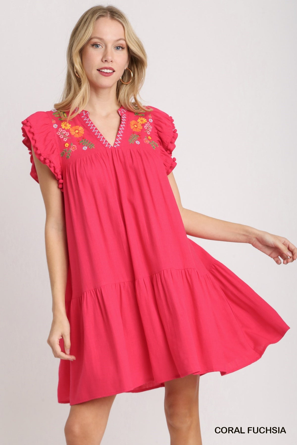 Amber Embroidered Dress - KC Outfitter