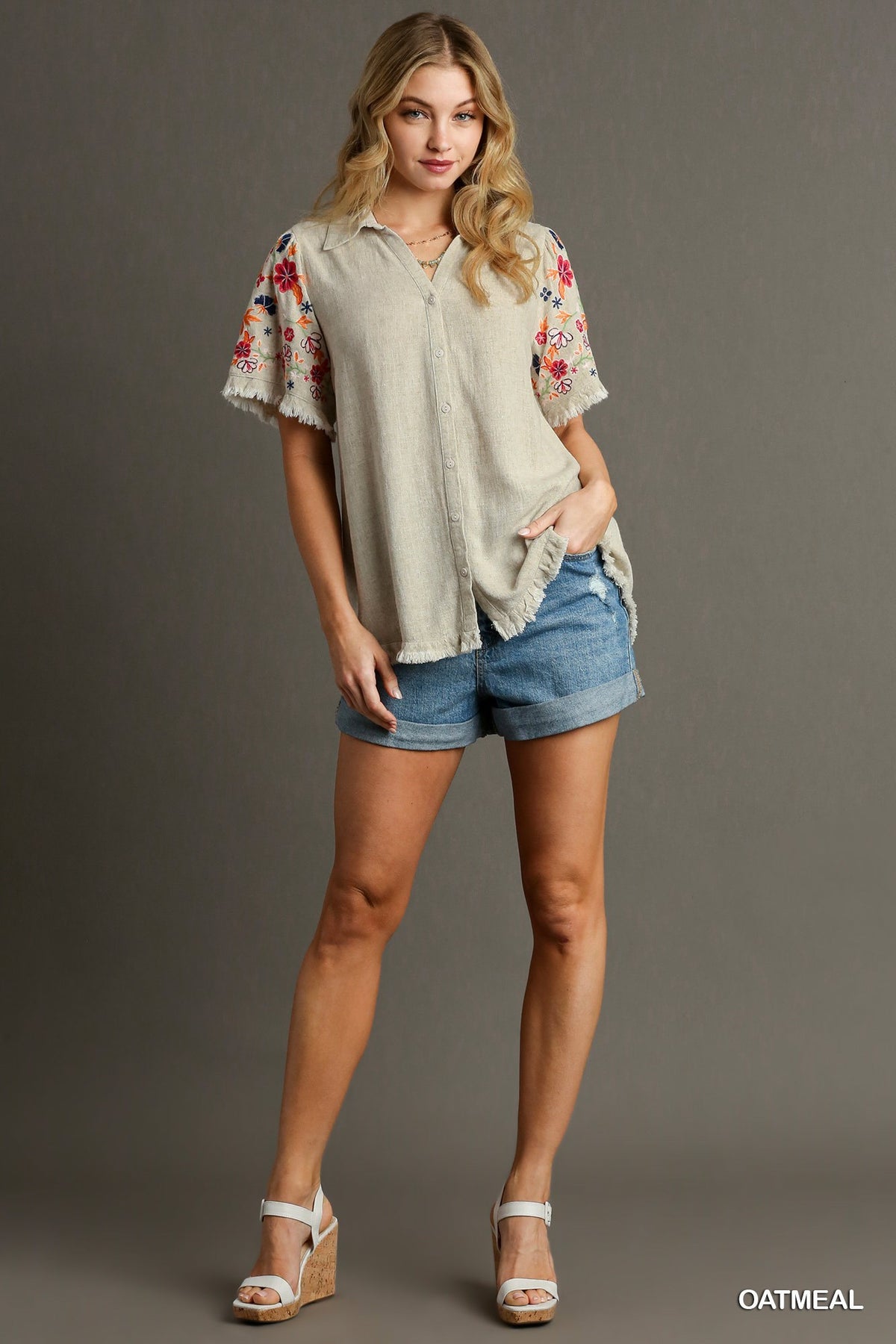 Juliette Embroidered Top - KC Outfitter