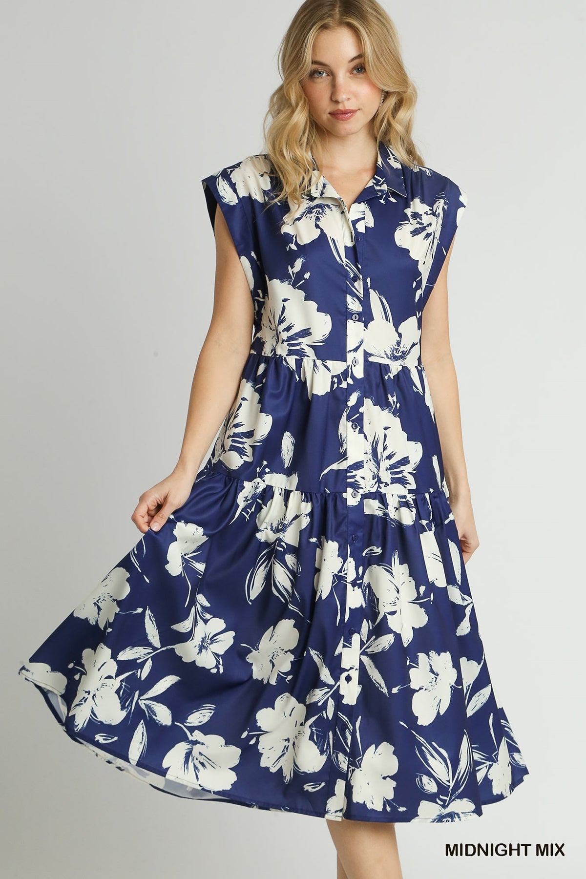 Pricilla Floral Midi Dress - KC Outfitter