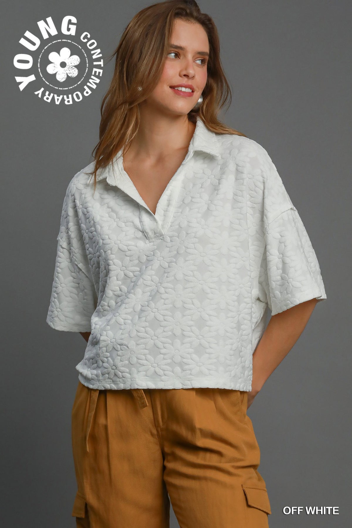 Katherine White Floral Top
